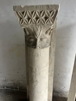 Skulpturale Gipssäulen von Walter De Buck, 2 . Set