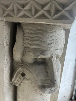 Skulpturale Gipssäulen von Walter De Buck, 2 . Set