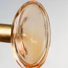 Skulpturale Leuchte Nr. 131 aus mundgeblasenem Glas & Messing von Milla Vaahtera