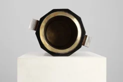 Skulpturaler Art Deco Eiskübel aus Wurzelholz, Frankreich, 1925