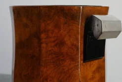 Skulpturaler Art Deco Eiskübel aus Wurzelholz, Frankreich, 1925