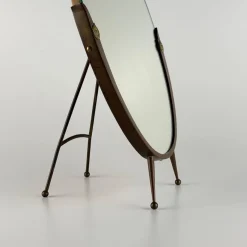 Skulpturaler Vintage Schminkspiegel von Gio Ponti, Italien, 1950er