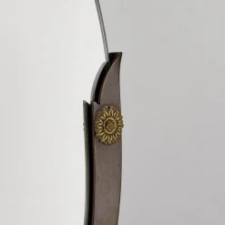 Skulpturaler Vintage Schminkspiegel von Gio Ponti, Italien, 1950er