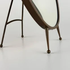Skulpturaler Vintage Schminkspiegel von Gio Ponti, Italien, 1950er