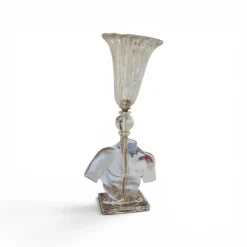 Skulpturaler Vintage Tischlampen aus Muranoglas, 1960er, 2er Set