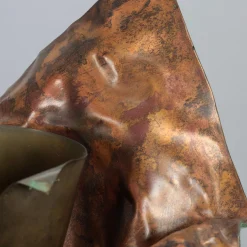 Skulpturale Vase aus Kupfer von Bart Van Bekhoven, Niederlande, 1980er