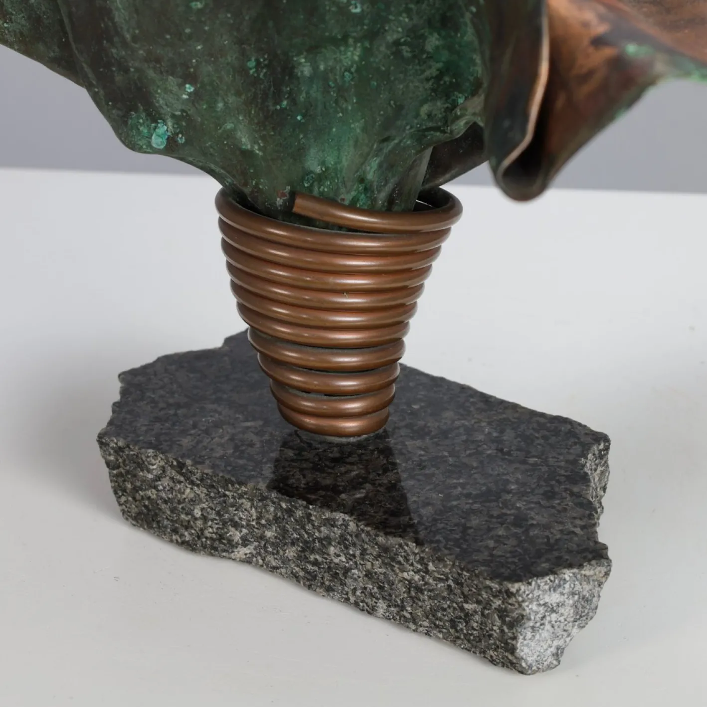 Skulpturale Vase aus Kupfer von Bart Van Bekhoven, Niederlande, 1980er