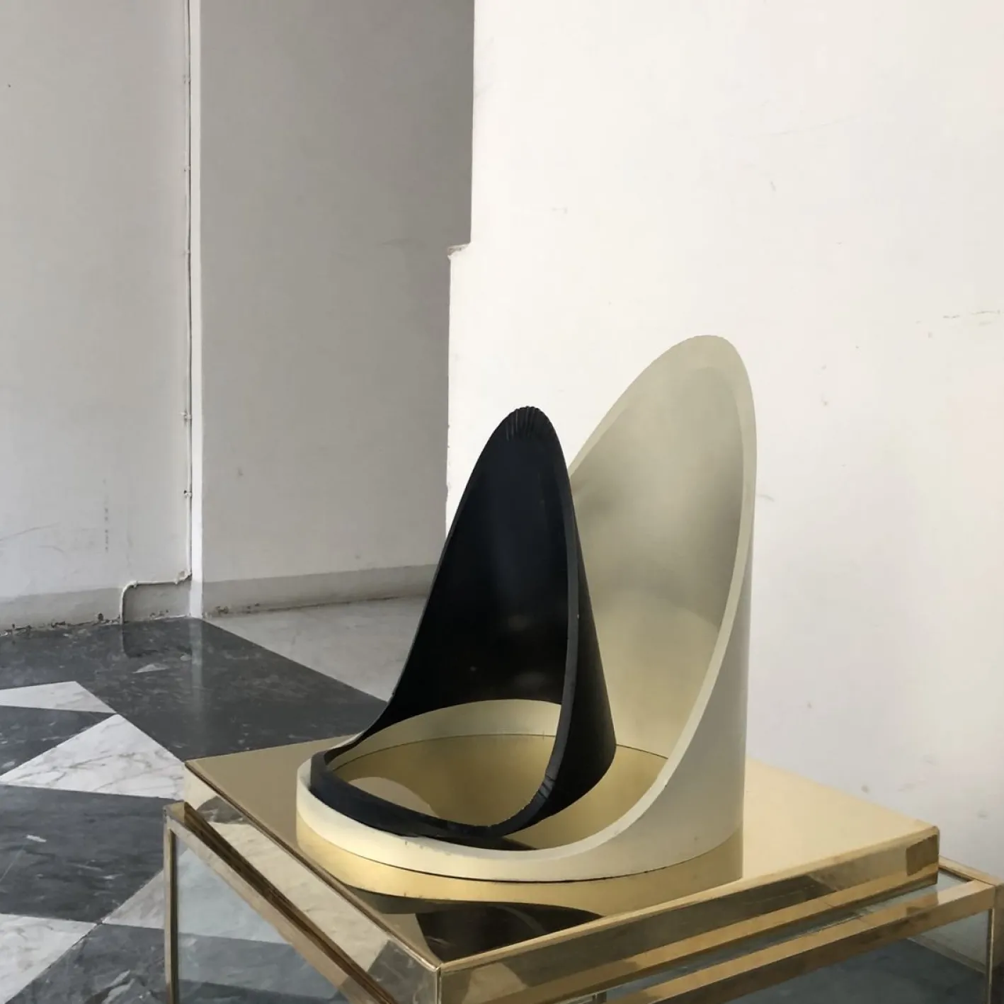 Skulptur aus Messing & Eisen von Malimpensa Giuliano, 1999