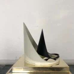 Skulptur aus Messing & Eisen von Malimpensa Giuliano, 1999