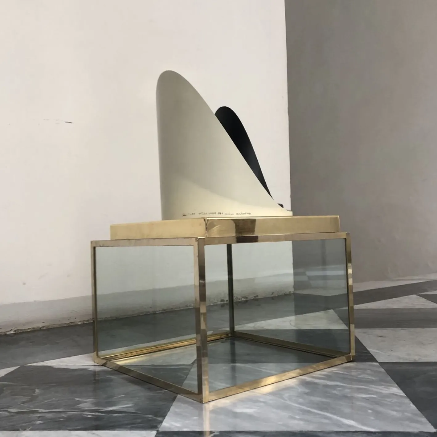 Skulptur aus Messing & Eisen von Malimpensa Giuliano, 1999