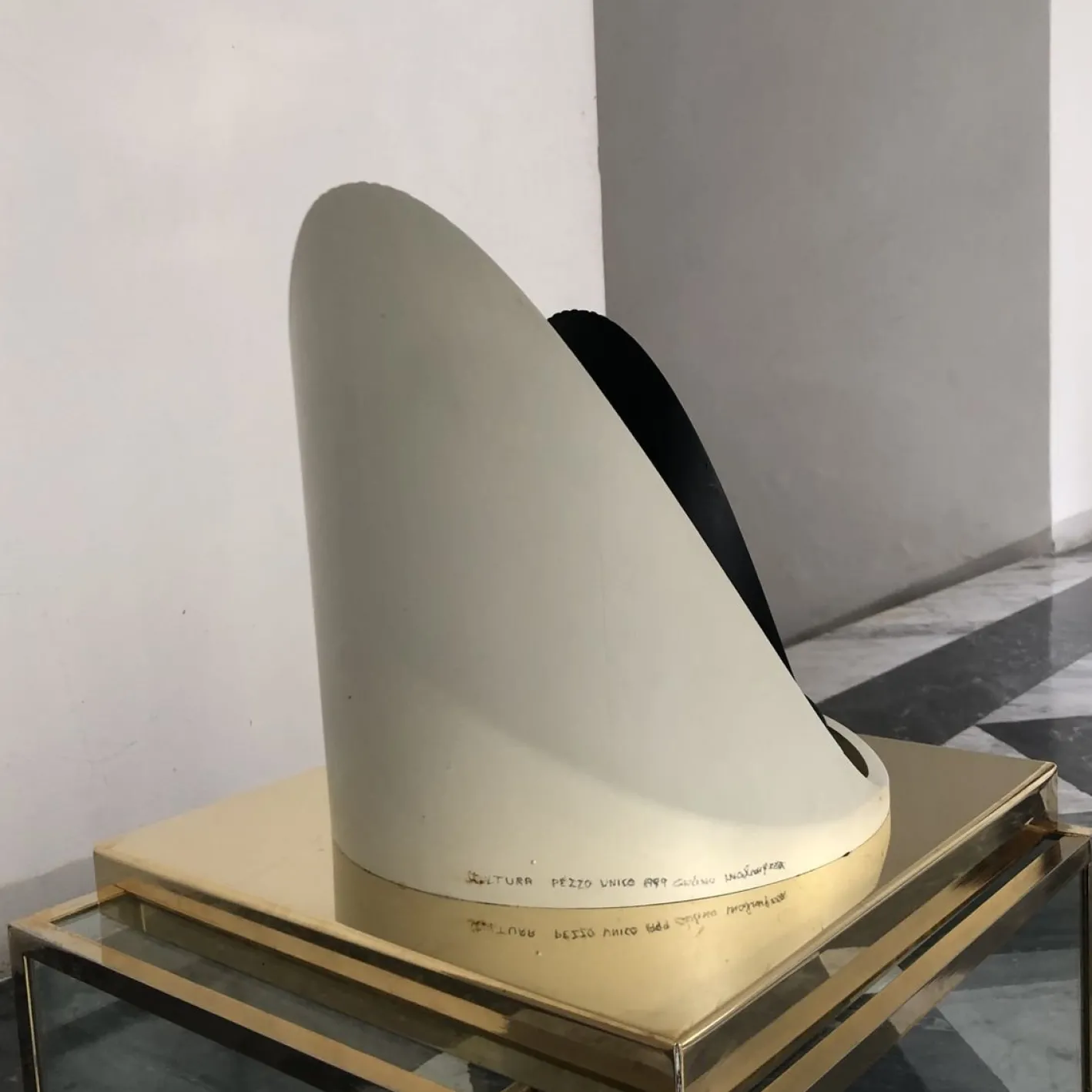 Skulptur aus Messing & Eisen von Malimpensa Giuliano, 1999