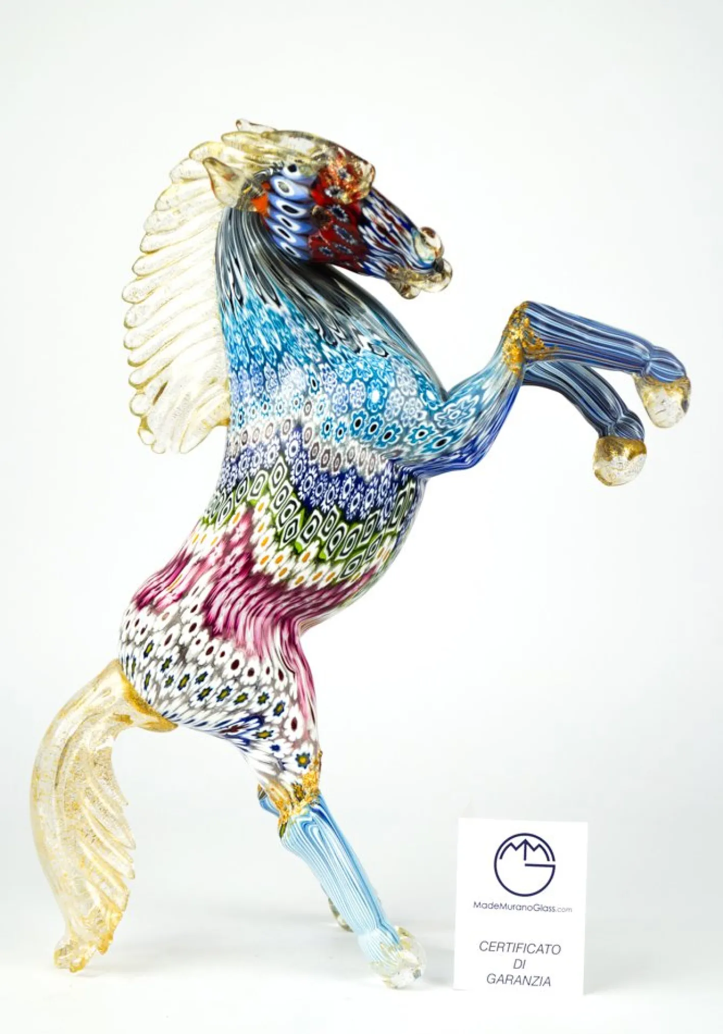 Skulptur Pferd M von Made Murano Glass, 2019