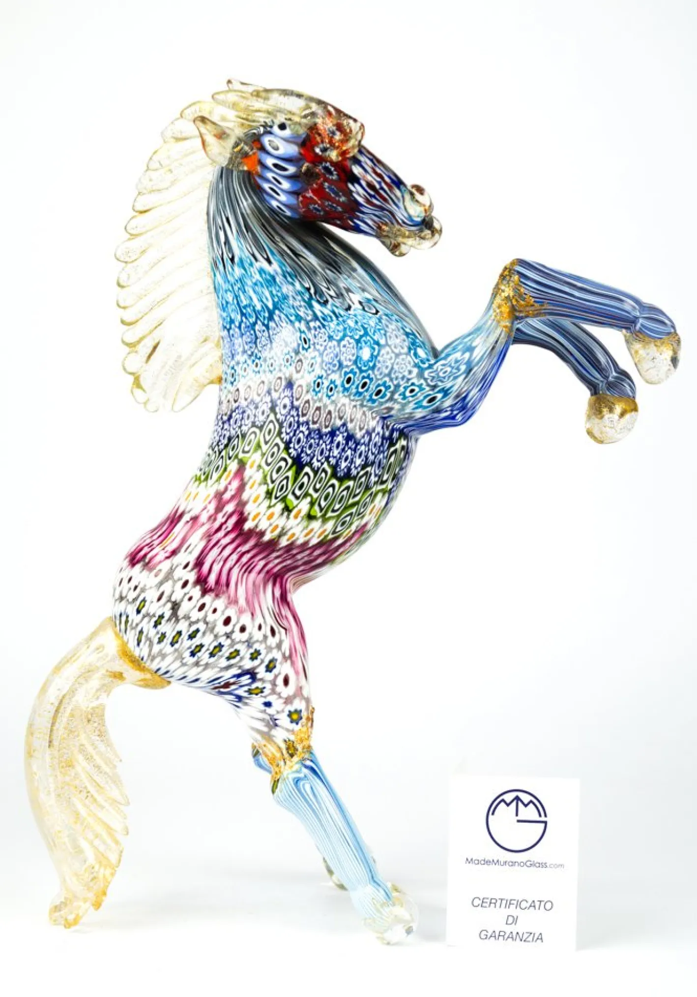 Skulptur Pferd M von Made Murano Glass, 2019