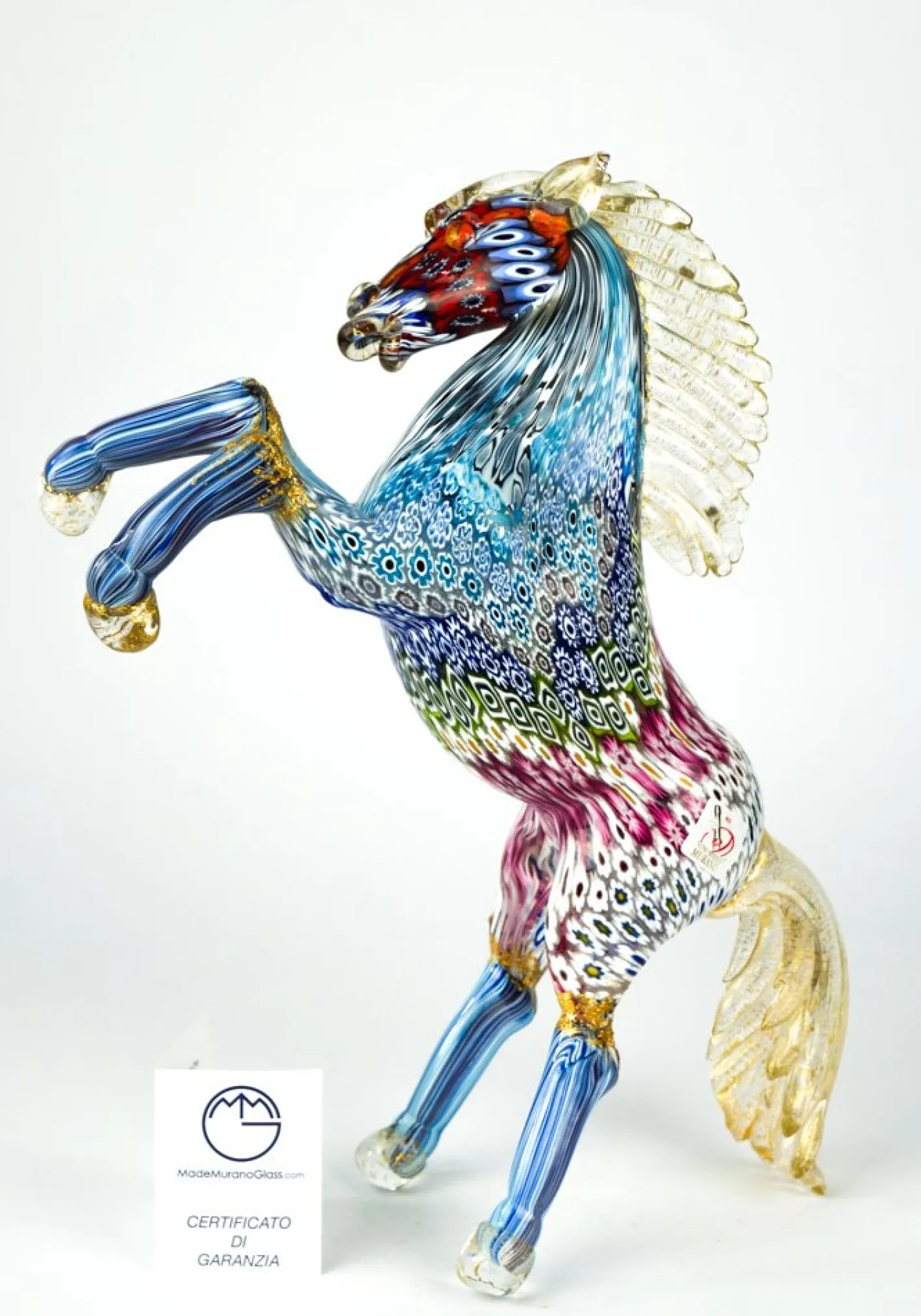 Skulptur Pferd M von Made Murano Glass, 2019