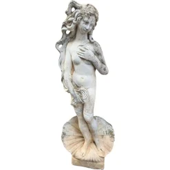 Skulptur von Botticellis Venus, 1950, Stein