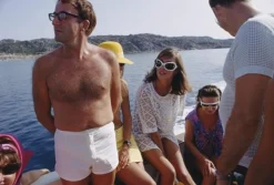 Slim Aarons, Celebrity Cruise, Estate Stamped Fotodruck, 1965/2020er