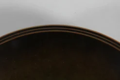 Small Art Deco Danish Low Bowl in Bronze from Just Andersen, 1940s
