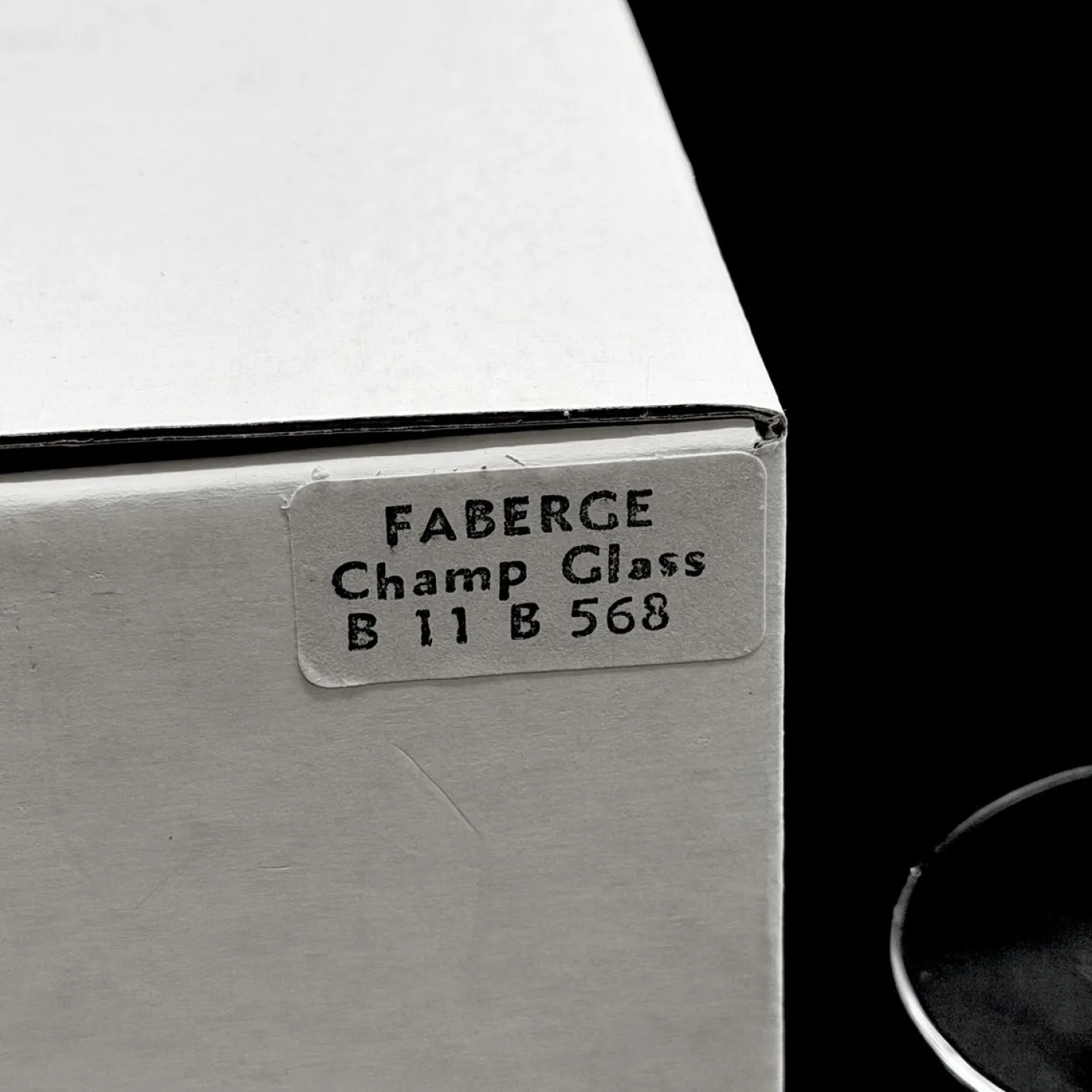 Snow Doves Champagnergläser aus Kristallglas von Igor Carl Fabergé, France, 1982, 12er Set
