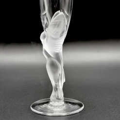 Snow Doves Champagnergläser aus Kristallglas von Igor Carl Fabergé, France, 1982, 12er Set