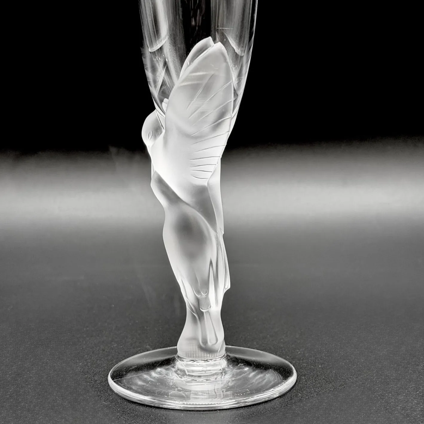 Snow Doves Champagnergläser aus Kristallglas von Igor Carl Fabergé, France, 1982, 12er Set