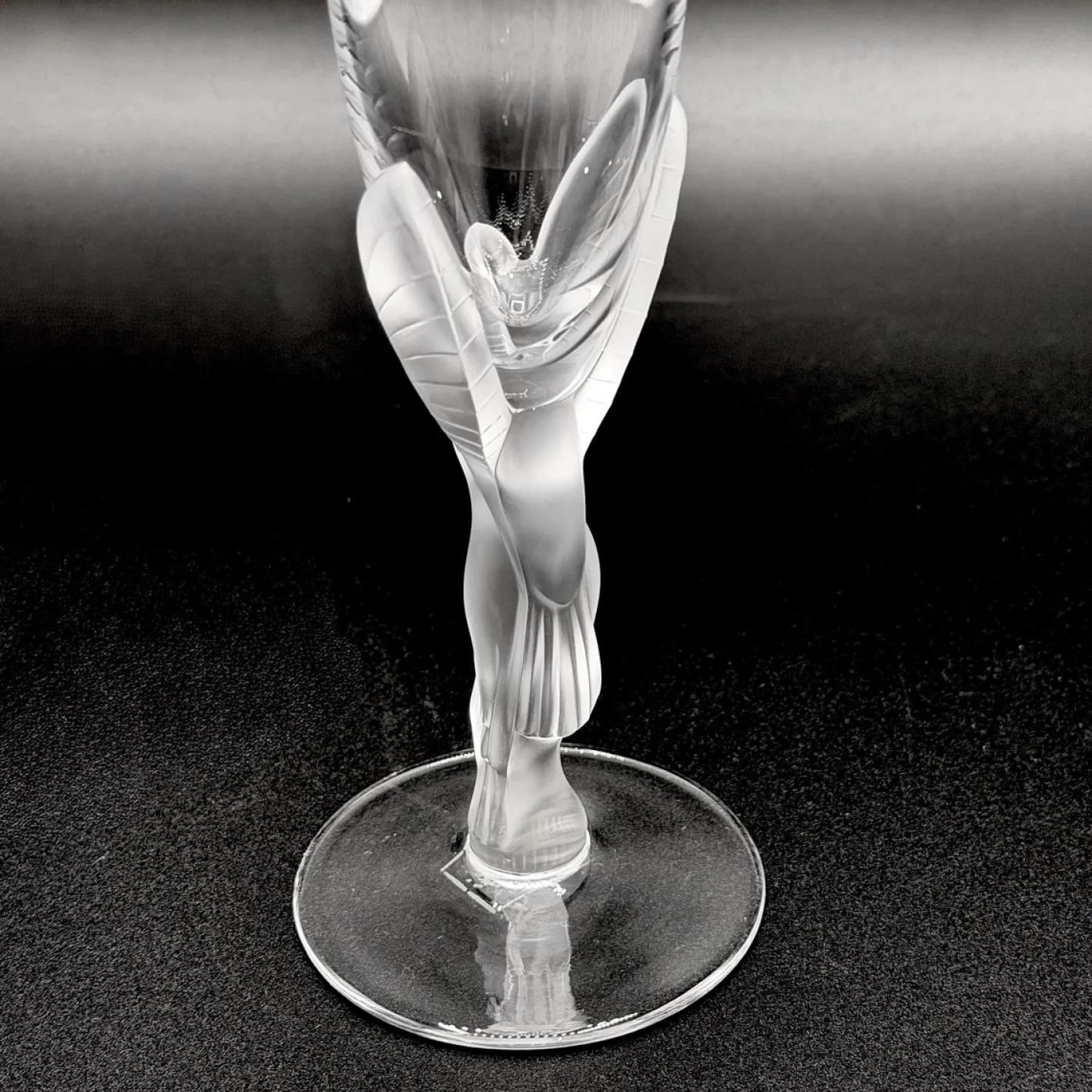 Snow Doves Champagnergläser aus Kristallglas von Igor Carl Fabergé, France, 1982, 12er Set