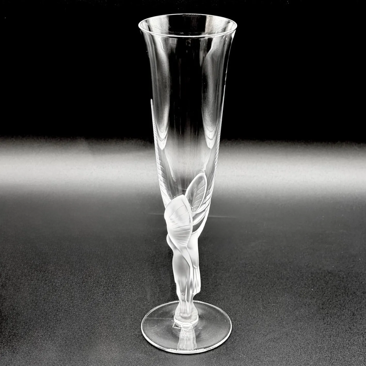Snow Doves Champagnergläser aus Kristallglas von Igor Carl Fabergé, France, 1982, 12er Set