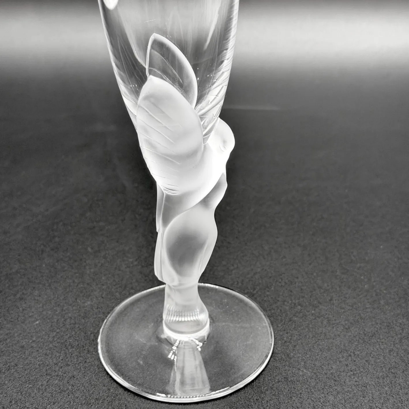 Snow Doves Champagnergläser aus Kristallglas von Igor Carl Fabergé, France, 1982, 12er Set