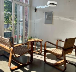 Sofa, Sessel und Tisch von G. Pagano Pogatschnig & G. Maggioni, Italien, 1941, 3er Set