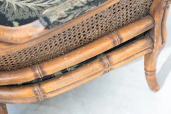 Sofa und 2 Sessel aus Bambus, 1980er, 3er Set