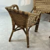 Sofa und Sessel aus Korbgeflecht mit Couchtisch, 1960er, 4er Set