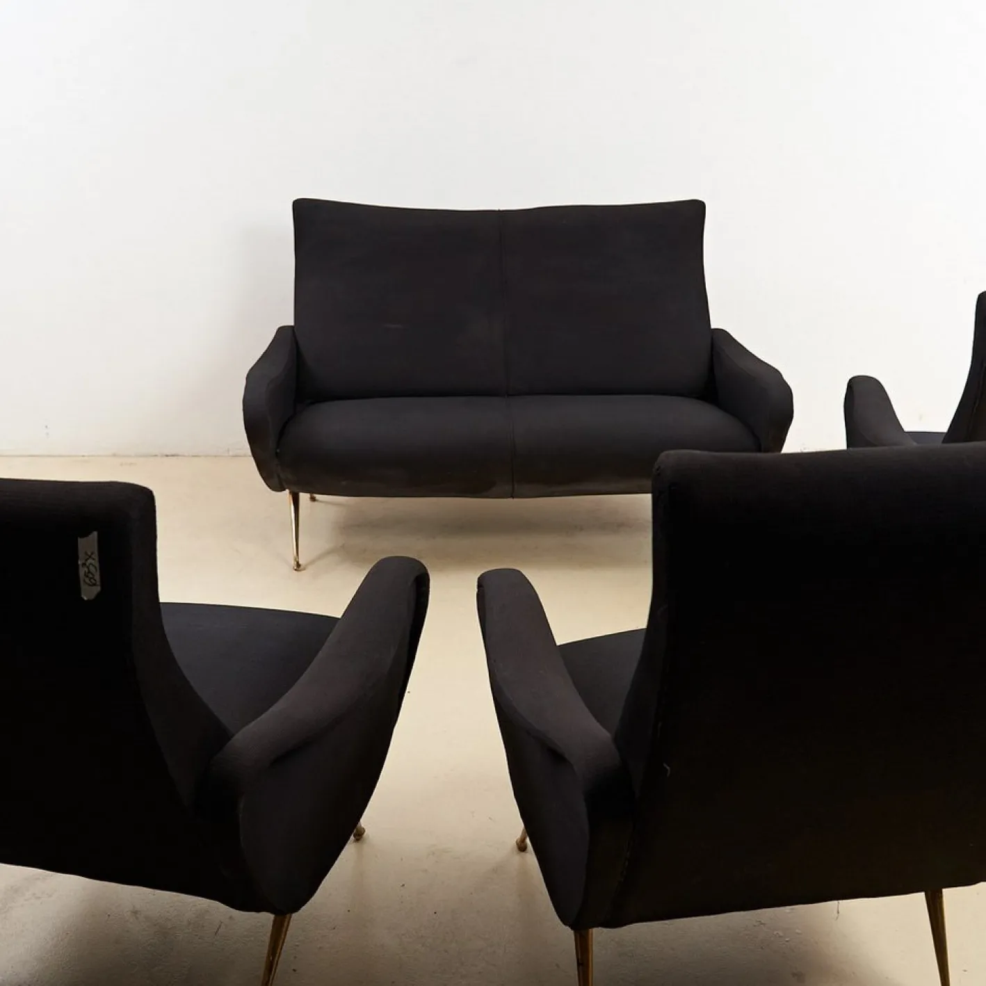 Sofa und Sessel, 1950er, 4er Set
