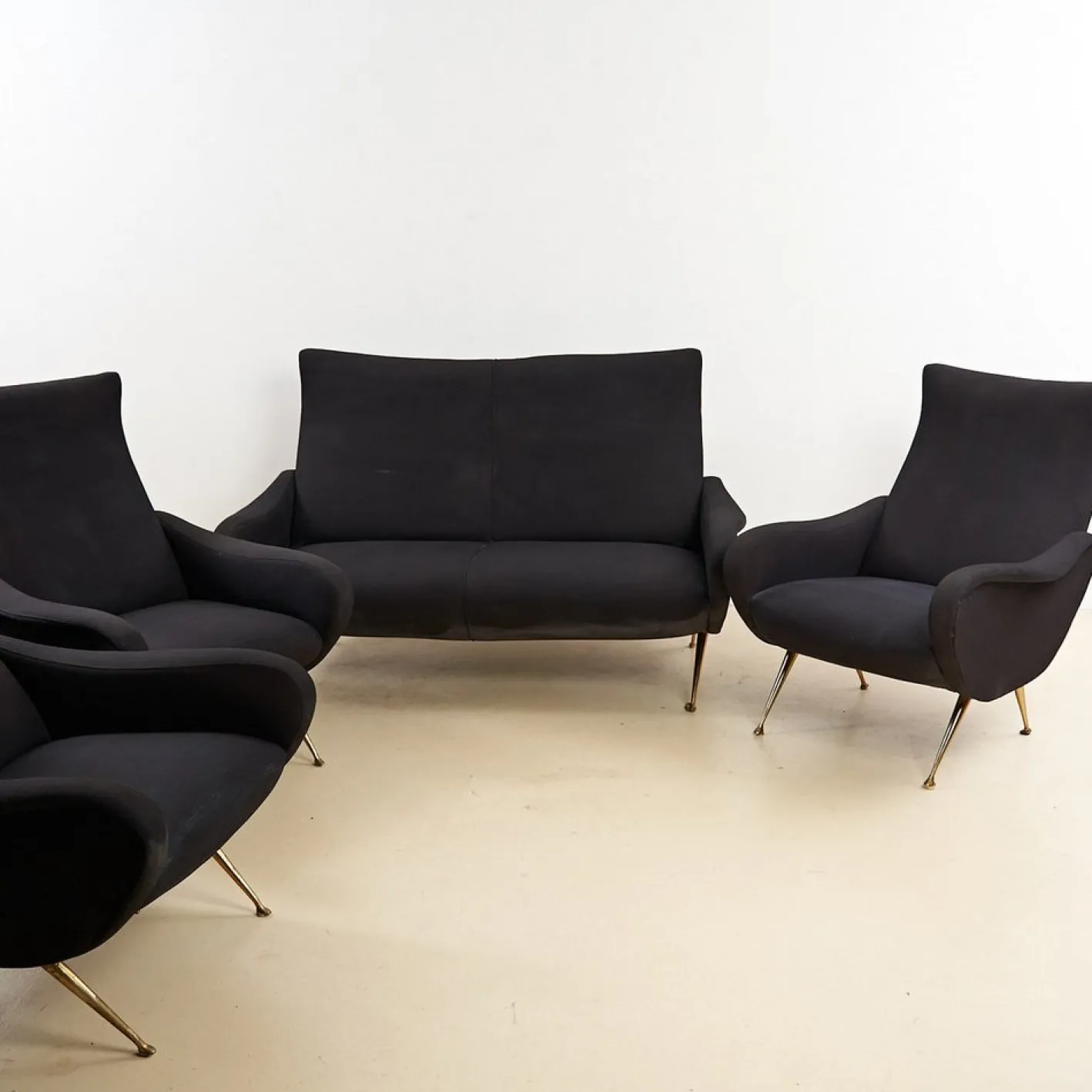 Sofa und Sessel, 1950er, 4er Set