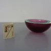 Sommerso Schalen aus Muranoglas von Flavio Poli, 1960er, 4er Set