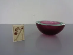 Sommerso Schalen aus Muranoglas von Flavio Poli, 1960er, 4er Set
