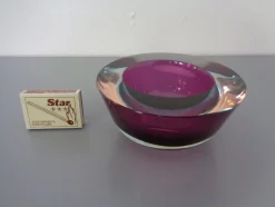 Sommerso Schalen aus Muranoglas von Flavio Poli, 1960er, 4er Set