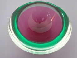 Sommerso Schalen aus Muranoglas von Flavio Poli, 1960er, 4er Set