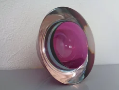 Sommerso Schalen aus Muranoglas von Flavio Poli, 1960er, 4er Set