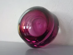 Sommerso Schalen aus Muranoglas von Flavio Poli, 1960er, 4er Set