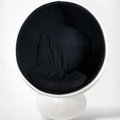 Space Age Egg Pod Chair mit skulpturalem Sockel, 1960er