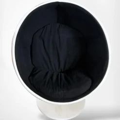 Space Age Egg Pod Chair mit skulpturalem Sockel, 1960er