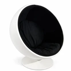 Space Age Egg Pod Chair mit skulpturalem Sockel, 1960er