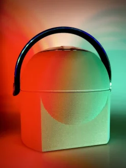 Space Age Eiskübel in Pastellgrün von Maria Grazia Fiocco für Biesse, 1980er
