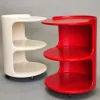 Space Age Nachttische auf Rollen, 1970er, 2er Set