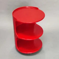 Space Age Nachttische auf Rollen, 1970er, 2er Set