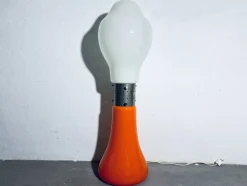 Space Age Stehlampe mit Lippenstift von Mazzega, Italien