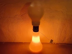 Space Age Stehlampe mit Lippenstift von Mazzega, Italien
