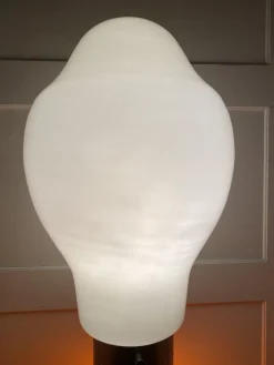 Space Age Stehlampe mit Lippenstift von Mazzega, Italien