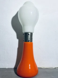 Space Age Stehlampe mit Lippenstift von Mazzega, Italien