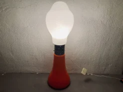 Space Age Stehlampe mit Lippenstift von Mazzega, Italien