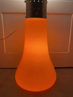 Space Age Stehlampe mit Lippenstift von Mazzega, Italien